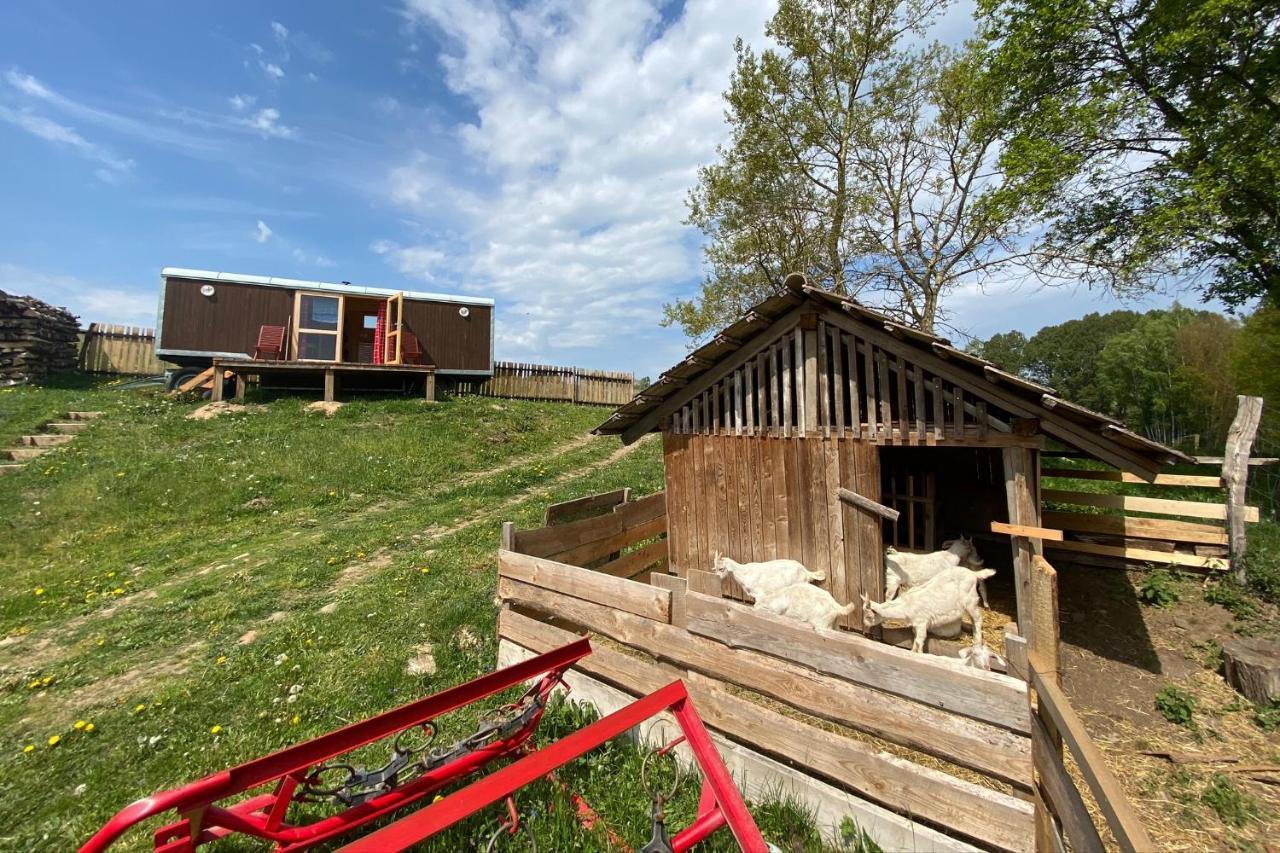 Hotel Maringotka Na Samote Na Kozi Farme Pobezovice Exteriér fotografie